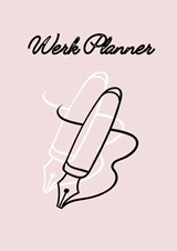 Werkplanner - To Do Planner - A4 ongedateerd Pink. - Kris Degenaar - 9789464488340