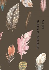 Weekplanner - werkplanner - A4 - boho - bruin - ongedateerd - agenda - dagplanner - Kris Degenaar - 9789464653571