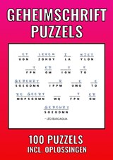 Geheimschrift Puzzelboek - 100 Puzzels - Incl. Uitleg, Hints en Oplossingstechieken - Kerstcadeau Boekenshop - 9789464859225