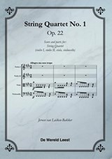 String Quartet No. 1 - Jeroen van Luiken-Bakker - 9789492469441