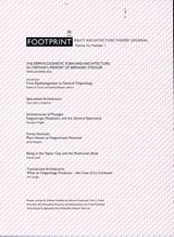 Footprint 30. Epiphylogenetic Turn and Architecture - Robert A. Gorny ; Andrej Radman - 9789492852403