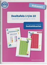 Deeltafelkaarten 1 t/m 10 rekenen geschikt voor groep 4, 5 en 6 -  - 9789493128194