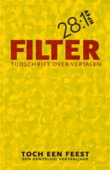 Filter – Tijdschrift over vertalen -  - 9789493183087