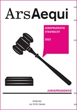 Jurisprudentie Strafrecht 2022 - Karel Harms - 9789493199545