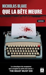 Que la bête meure - Nicholas Blake - 9791039200783