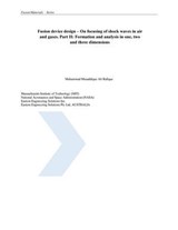 Fusion Device Design – On Focusing of Shock Waves In Air And Gases. Part II: Formation And Analysis In One, Two And Three Dimensions - Muhammad Musaddique Ali Rafique - 9798233006517