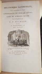 Belangrijke Tafereelen, tot opwekking van Godsdienstig en Zedelijk gevoel voor de Schoone kunne - WILMSEN, F.P. - FF039A486E35C2FA1