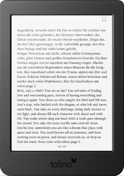 Tolino Page 2, Tolino - Overig Ereader - 8713791059813