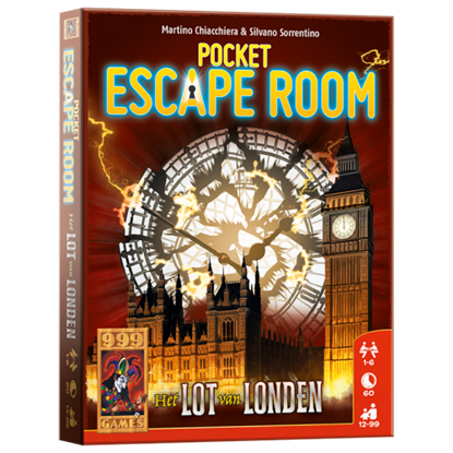 Pocket Escape Room: Het lot van Londen - Breinbreker, 999 games - Overig Breinbreker - 8719214424268