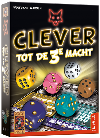 Clever tot de 3e macht - Dobbelspel, 999 games - Overig Spel - 8719214429881