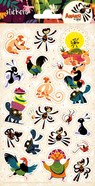 Paper Sticker Sheet - Anansi de Spin (10 - Funny Products - 8718819315339