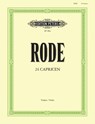 24 Caprices für Violine solo - Pierre Rode - 9790014003623