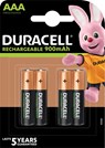 Duracell oplaadbare batterijen Recharge Ultra AAA, blister van 4 stuks - Duracell - 5000394203822