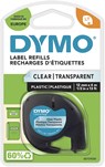 Dymo LetraTAG plastic tape 12 mm, transparant - Dymo - 5411313122672