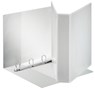 Esselte personaliseerbare ringmap PP voor ft A4 maxi rug van 7,7 cm , 4 D-ringen van 50 mm, wit - Esselte - 5701216552974