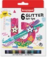 Bruynzeel Kids  viltstiften Glitter, set van 6 stuks in geassorteerde kleuren - Bruynzeel Kids - 8712079421007