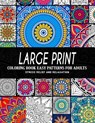 Large Print Coloring Book Easy Patterns for Adults - Pink Rose Press - 9798731010306