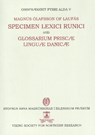 Specimen Lexici Runici - Magnus Olafsson - 9780903521802
