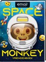 Vriendenboek - Emoji Space Monkey - Interstat - 9789464320954