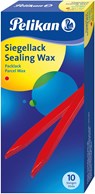 Pelikan zegelwas, doos van 10 stuks, rood - Pelikan - 4012700361226