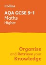 AQA GCSE 9-1 Maths Higher Organise and Retrieve Your Knowledge - Collins GCSE - 9780008672386
