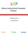 Library Instructional Computer Process (LICP) - Frank-N Johnson - 9781492375463