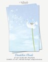 Dandelion Clouds Stationery Paper - Writerly Paperie - 9781636572505
