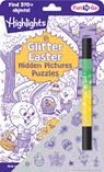 Glitter Easter Hidden Pictures Puzzles: Over 370 Hidden Objects in Festive Easter Puzzle Book Featuring Bunnies, Eggs and Flowers, Easter Gift for Kid - Highlights - 9781639624058