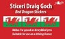 Sticeri Ddraig Goch / Red Dragon Stickers - Y Lolfa - 9781784612566