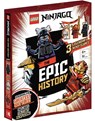 LEGO® NINJAGO®: The Epic History (with Kai, Lord Garmadon and Master Wu minifigures and fold-out play scene) - LEGO® ; Buster Books - 9781837251995