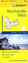 Michelin Localkarte Normandie West 1 : 150 000 -  - 9782067209947