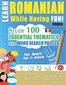 LEARN ROMANIAN WHILE HAVING FUN! - FOR ADULTS - Linguas Classics - 9782385110505