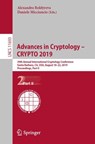 Advances in Cryptology – CRYPTO 2019 - Alexandra Boldyreva ; Daniele Micciancio - 9783030269500