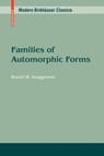Families of Automorphic Forms - Roelof W. Bruggeman - 9783034603355