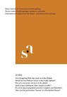 Schweizerische Zeitschrift für Sozial- und Kulturanthropologie - Schweizerische Ethnologische Gesellschaft - 9783037772324