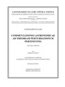 Commentationes astronomicae ad theoriam perturbationum pertinentes 3rd part - Leonhard Euler - 9783764314736