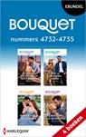 Bouquet e-bundel nummers 4732 - 4735 - Pippa Roscoe ; Dani Collins ; Julia James ; Clare Connelly - 9789402583441