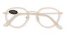 gold frame, Blueshields lens, clear tips - BlueShields - 8720813371747
