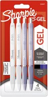 Sharpie S-gel roller fashion mix, medium punt, blister van 4 stuks in geassorteerde kleuren - Sharpie - 3026981626470