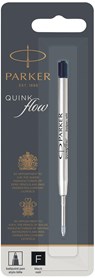 Parker Quinkflow vulling voor balpen fijn, zwart, op blister - Parker - 3501179503677