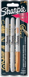 Sharpie permanente marker metallic, blister van 3 stuks - Sharpie - 3501179860060
