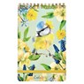 9200 Lola Reporter Notepad Botanical Blue Bird - Comello - 5060934631300