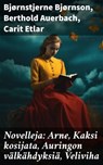 Novelleja: Arne, Kaksi kosijata, Auringon välkähdyksiä, Veliviha - Bjørnstjerne Bjørnson ; Berthold Auerbach ; Carit Etlar - 8596547616733