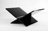 Boekenstandaard perspex middel design zwart -  - 8717953273840