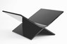 Boekenstandaard perspex middel design mat zwart -  - 8717953273864
