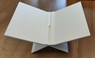 Boekenstandaard perspex middel design mat wit -  - 8717953273871