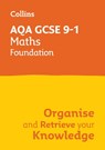 AQA GCSE 9-1 Maths Foundation Organise and Retrieve Your Knowledge - Collins GCSE - 9780008672379