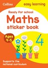 Ready for school: maths Sticker Book Ages 4-5 - Collins Easy Learning - 9780008775339
