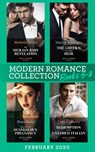 Modern Romance February 2020 Books 5-8: Her Sicilian Baby Revelation / The Greek's One-Night Heir / Bound by My Scandalous Pregnancy / Redemption of the Untamed Italian - Michelle Smart ; Natalie Anderson ; Maya Blake ; Clare Connelly - 9780008906337