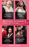 Modern Romance March 2020 Books 5-8: The Greek's Duty-Bound Royal Bride / Her Boss's One-Night Baby / Demanding His Billion-Dollar Heir / The Scandal Behind the Italian's Wedding - Julia James ; Jennie Lucas ; Pippa Roscoe ; Millie Adams - 9780008906870